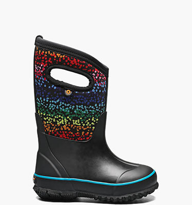 Classic Rainbow Kids' Winter Boots in Black Multi for $74.99