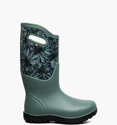 Neo-Classic Firework Floral Women's Farm Boots in Loden Multi for $170.00