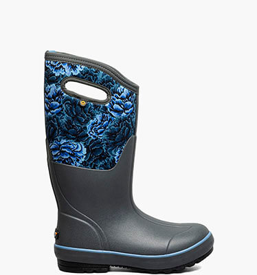 Classic II Perfect Flowers Women's Farm Boots in Dark Gray Multi for $145.00
