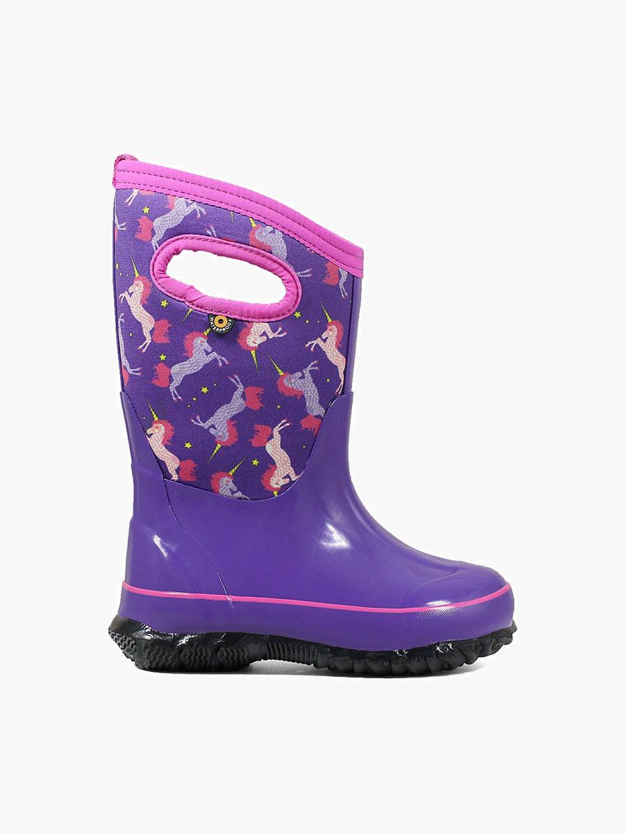 girls unicorn snow boots
