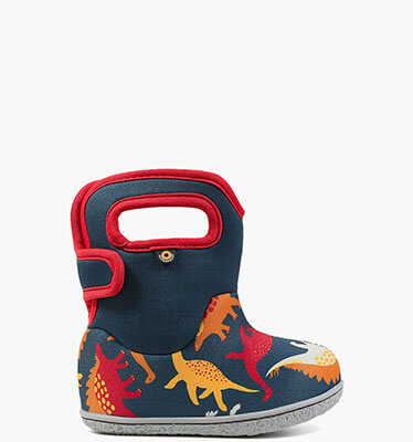 Baby Bogs Dino Baby Bogs Waterproof Boots in Indigo Multi for $44.99