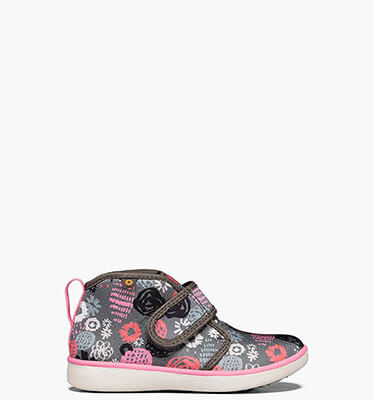 Kicker Mid Garden Party Kids' Slip Ons in Dark Gray Multi for $41.90