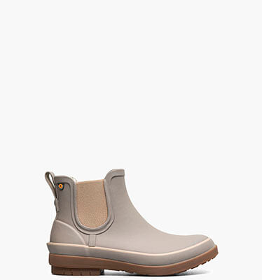 Amanda Chelsea II Women's Waterproof Slip On Rain Boots in Toffee for $115.00