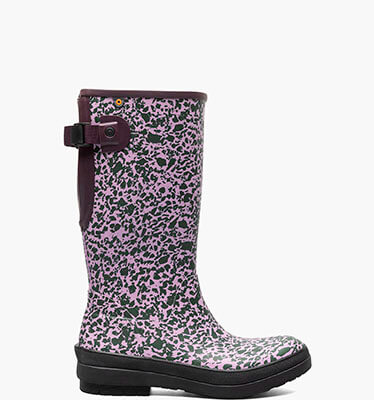 Amanda II Tall Spotty Women's Rain Boots in Burgundy Multi for $90.00