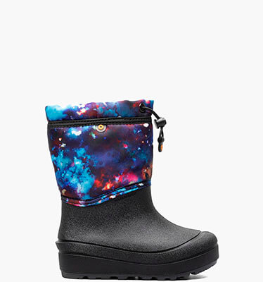 Snow Shell Sparkle Space Kid's Winter Boots in Aqua Multi for $60.00