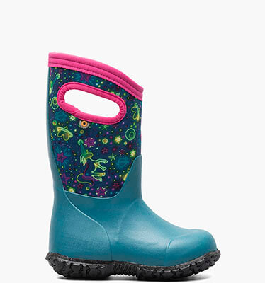 York Neon Unicorn Kid's Rainboots in Indigo Multi for $64.90