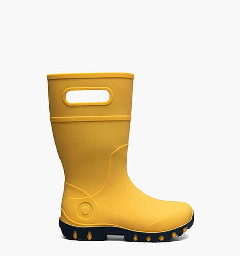 Essential Rain Tall Kids Rainboots in Mustard Multi for $70.00