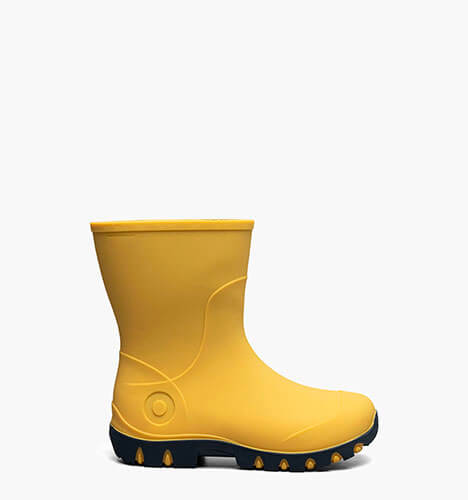 Essential Rain Mid Kids Rainboots in Mustard Multi for $70.00