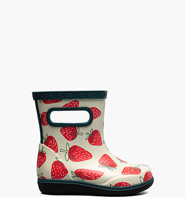 Skipper II Strawberries Kids Rainboots in Moss Multi for $55.00