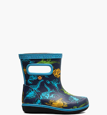 Skipper II Super Dino Kids Rainboots in navy multi for $55.00