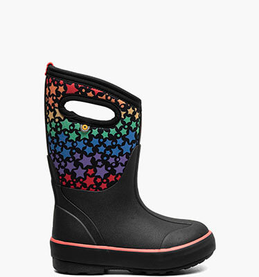 Classic II Rainbow Stars Kids' 3 Season Boots in Black Multi for $100.00