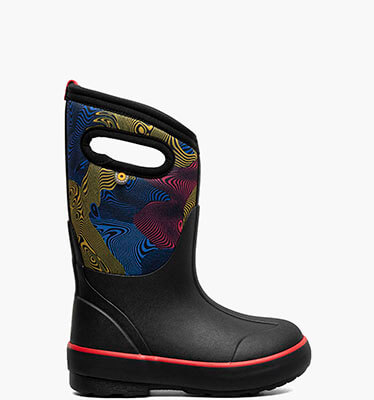 Classic II Warped Stripes Kids' 3 Season Boots in Black Multi for $100.00