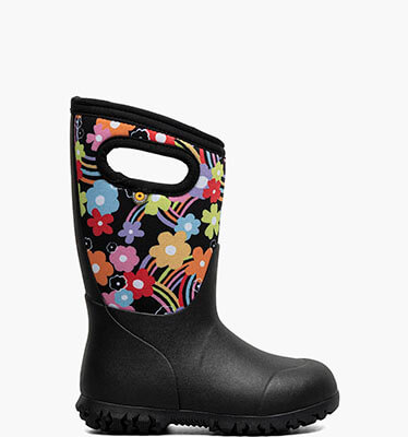 York Groovy Rainbow Kids' 3 Season Boot in Black Multi for $85.00