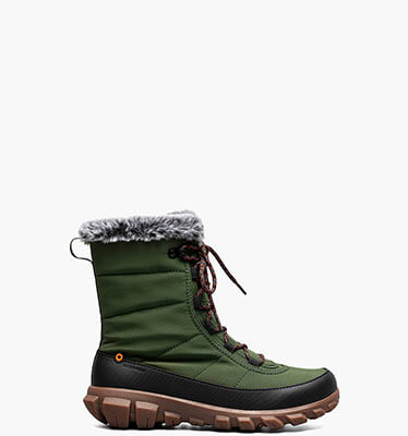 Cedar Quilt Lace Women's Waterproof Boots in Cargo for $155.00