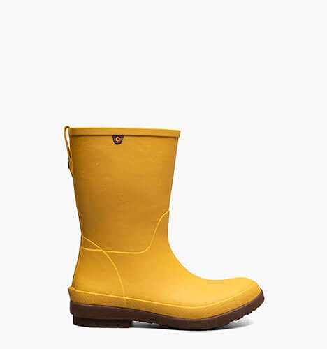 Amanda II Mid Women's Rain Boots in Mustard Multi for $95.00