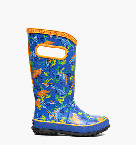 Rainboot Dinosaur Jungle Kids Rainboots in Blue Multi for $60.00