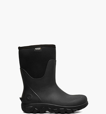 Classic Seamless Mid Men's Farm Boots in Black for $150.00