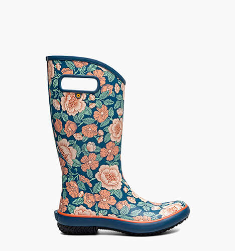 Rainboot Tapestry Floral Women's Rain Boots in navy multi for $90.00